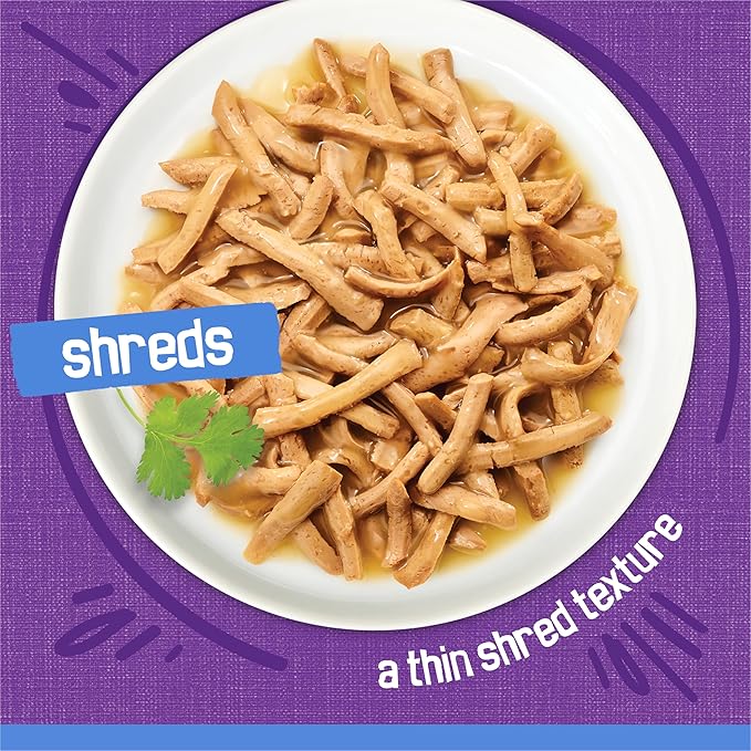 Friskies Purina Shreds with Turkey and Giblets in Gravy Wet Cat Food - (Pack of 48) 5.5 oz. Cans