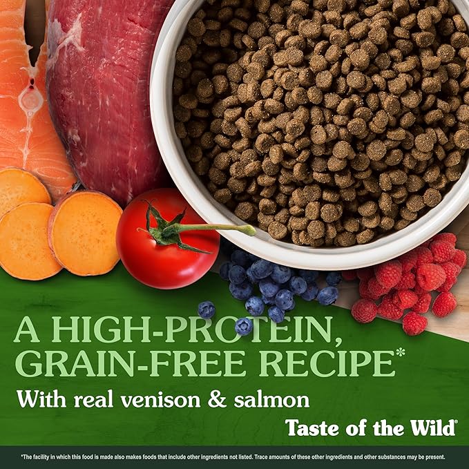 Taste Of The Wild Rocky Mountain Grain-Free Dry Cat Food With Roasted Venison & Smoke-Flavored Salmon 5lb