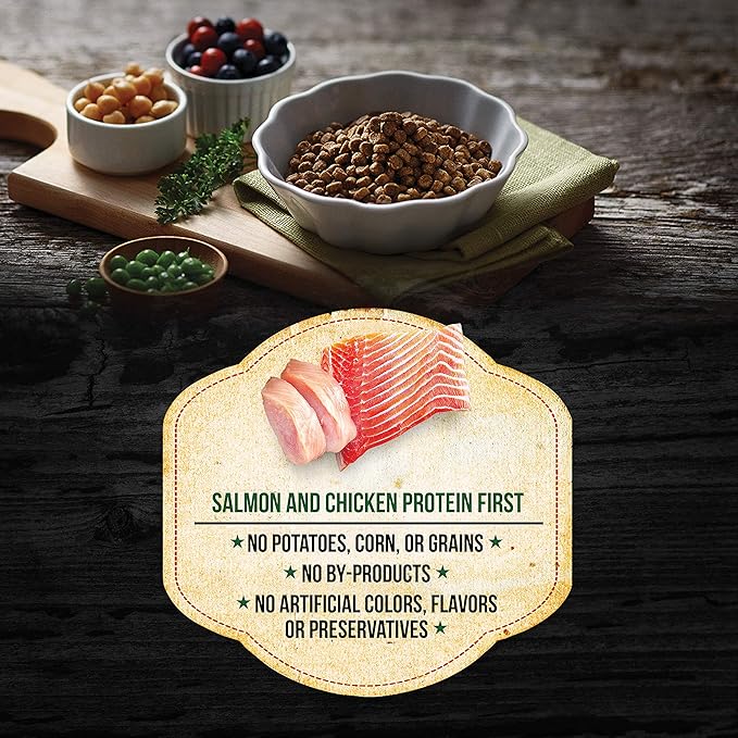 Fussie Cat Market Fresh Salmon & Chicken Meal Formula Grain-Free Dry Cat Food 4lb