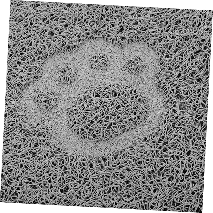 Pet Placemats for Food Water Cat Litter Mat Non Mat for Pets Grey Sturdy Easy to Maintain