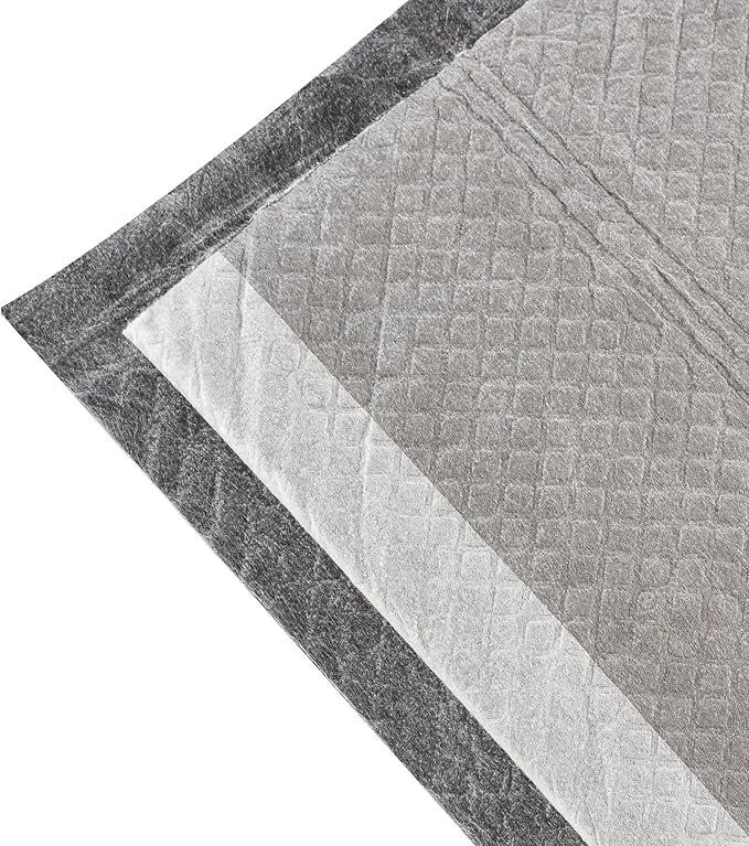 Fresh Step Charcoal Litter Box Pads with Activated Carbon for Odor Control, Ultra-Absorbent with Leak-Proof Bottom for Scrub-Free Cleanup, 16.9 x 11.4 Inches, 7 Count