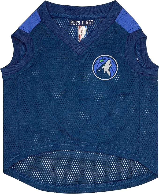 Pets First NBA Minnesota Timberwolves Dog Jersey, Medium- Tank Top Basketball Pet Jersey