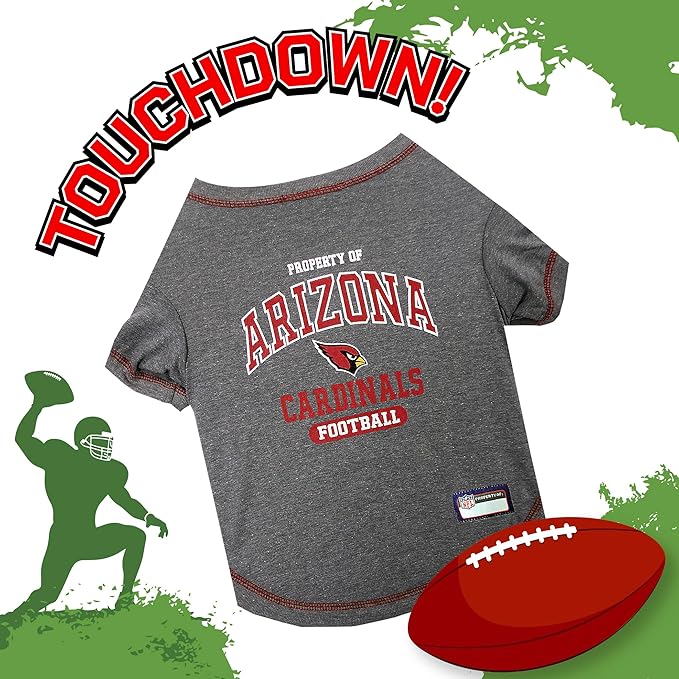 NFL ARIZONA CARDINALS Dog T-Shirt, Medium