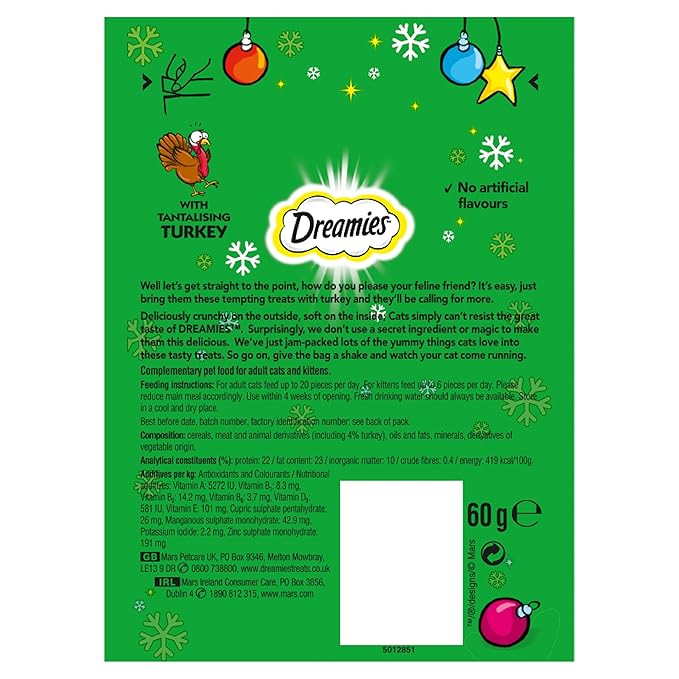 Dreamies Cat Treats with Turkey (60g)