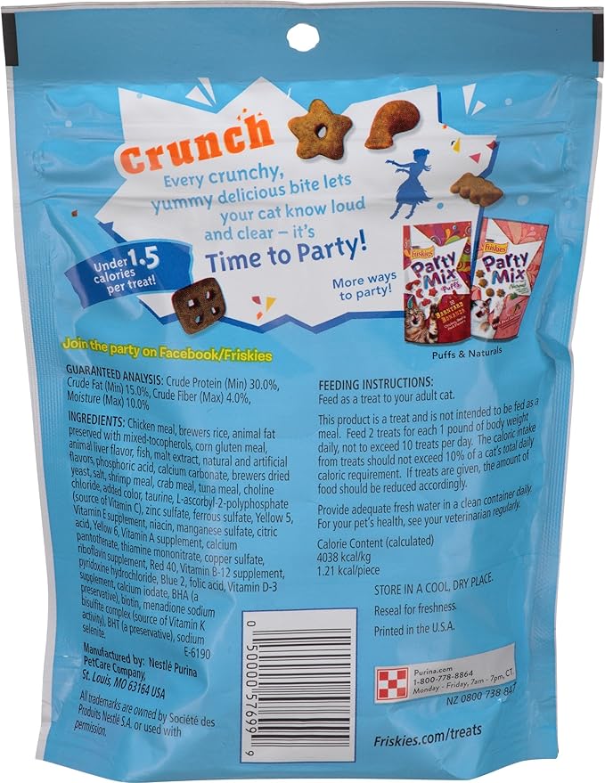 Friskies Purina Party mix Beachside Crunch, 6 oz