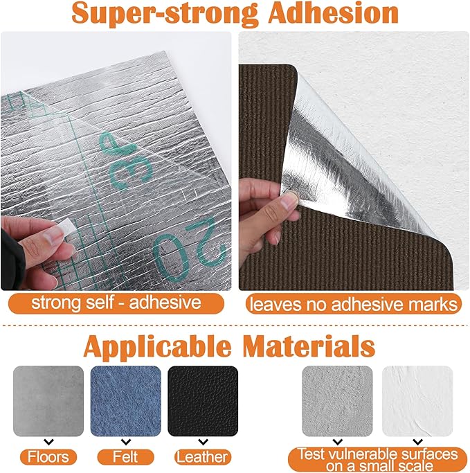 Cat Scratch Furniture Protector - 78.7" x 13.8" Trimmable Self-Adhesive Cats Claws Scratch Pads, DIY Cat Climbing Couch Protector for Scratch Post Cat Tree Replacement Indoor (Brown)
