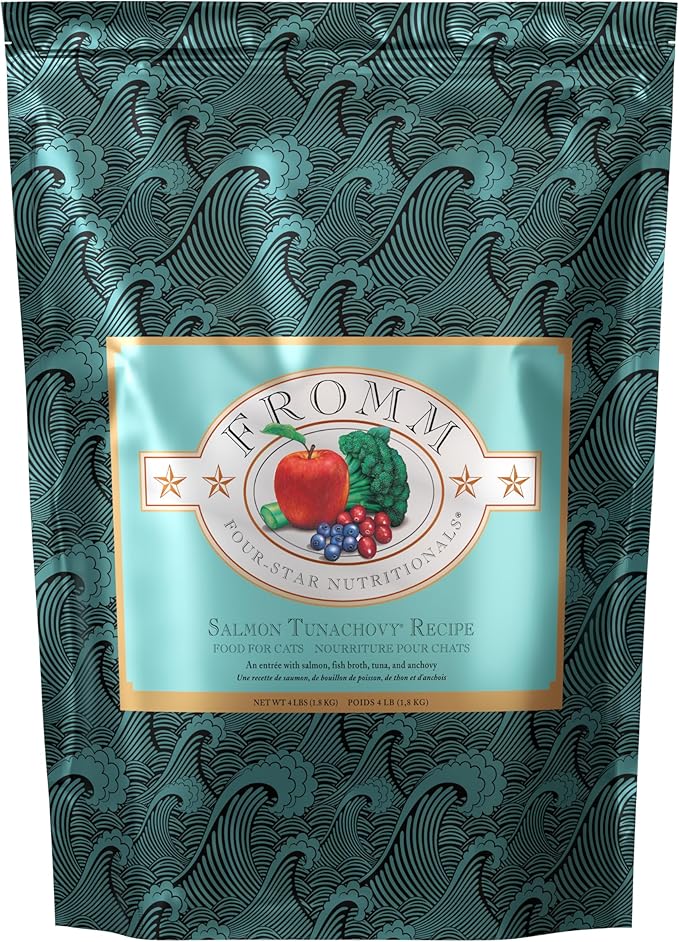 Fromm Four-Star Nutritionals Grain-Free Salmon Tunachovy Dry Cat Food (4 lb)