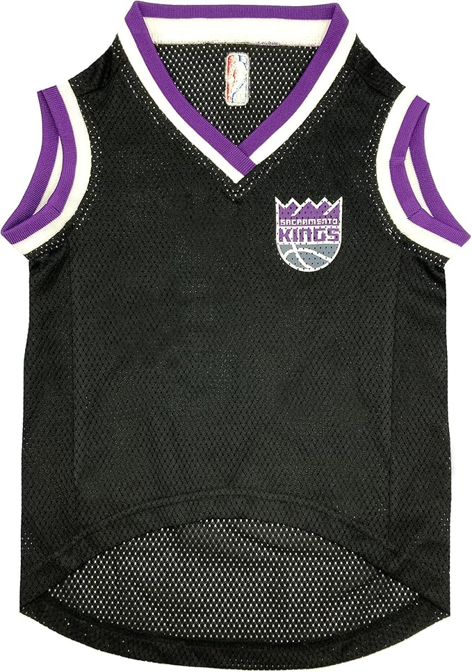 Pets First NBA Sacramento Kings Mesh Dog Jersey, Small
