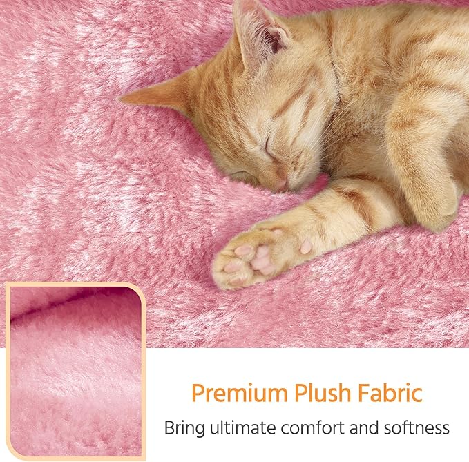 Topeakmart Cat Tree with Extra Large Plush Perch, Soft Cat Condo & Sisal-Covered Scratching Posts for Large Cats, Kittens Cats, 23.5 Inches, Pink