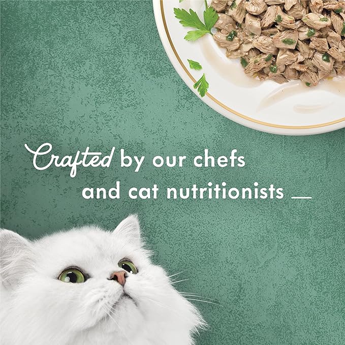 Fancy Feast Purina Gravy Wet Cat Food, Medleys White Meat Chicken Florentine with Garden Greens - 3 oz. Cans (Pack of 48)