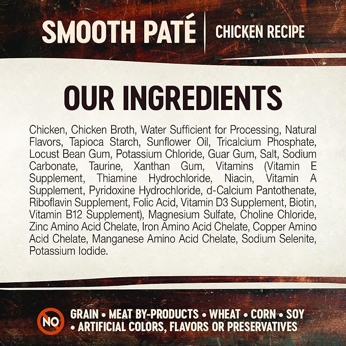 Wellness CORE Tiny Tasters Pate Adult Wet Cat Food, Natural, Protein Rich, Grain Free, Chicken Recipe, 1.75 oz, Pack of 12 Pouches