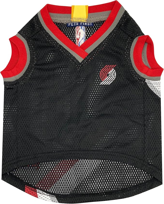 Pets First NBA Portland Trailblazers Dog Jersey, Medium- Tank Top Basketball Pet Jersey