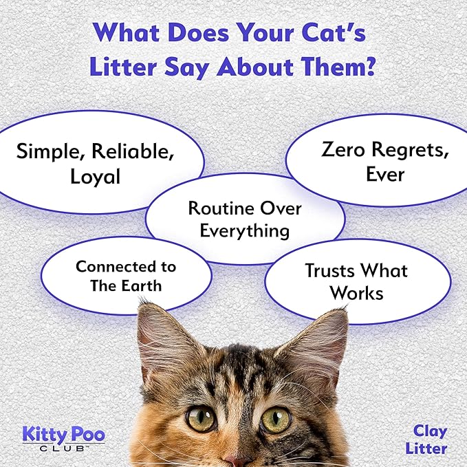 Kitty Poo Club Unscented Clay Cat Litter – Ultra Clumping, Low Dust, Superior Odor Control, Long-Lasting Absorption, Lightweight Bags for Single & Multi-Cat Households