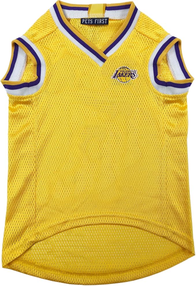 NBA LOS ANGELES LAKERS DOG Jersey, X-Small - Tank Top Basketball Pet Jersey