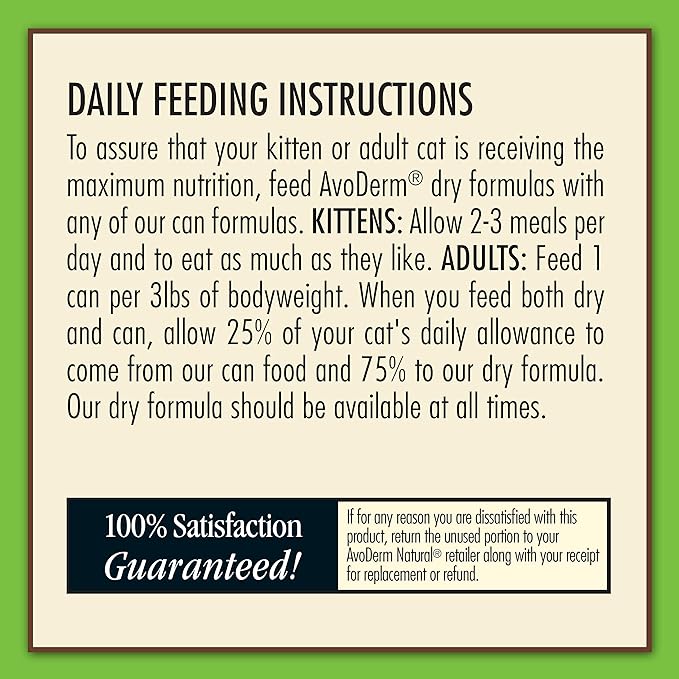 AvoDerm Natural Grain Free Tuna & Chicken Entrée with Vegetables Wet Cat Food 3 oz