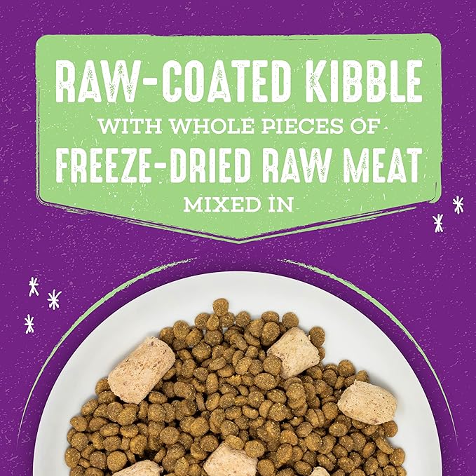 Stella & Chewy's Raw Blend Premium Kibble Cat Food – Grain Free, Protein Rich Meals – Cage-Free Poultry Recipe – 2.5 lb. Bag