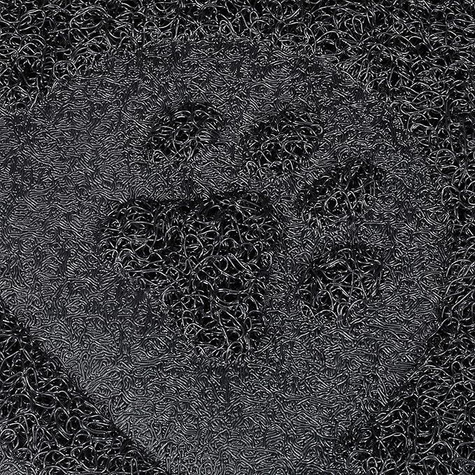 Relaxdays Cat Litter Tray Mat, Hygienic Cat Litter Mat, Non-Slip, Waterproof, PVC Feeding Mat, 40 x 59 cm, Black
