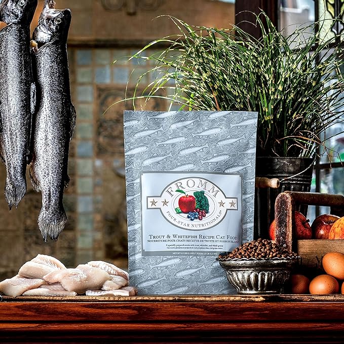 Fromm Four-Star Nutritionals Trout & Whitefish Cat Food - Premium Dry Cat Food - Trout Recipe - 4 lb