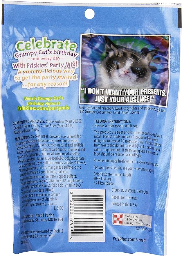 Friskies Purina Party Mix Beachside Crunch, 6 oz (Pack of 2)