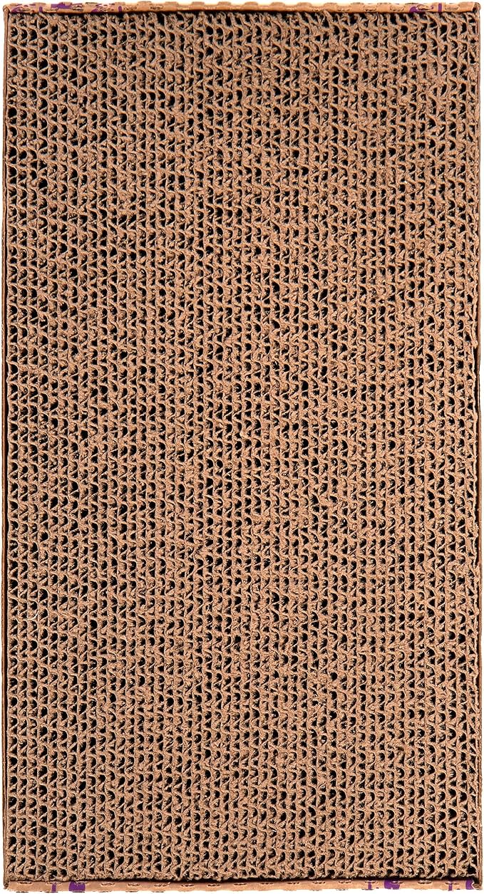 SmartyKat Super Scratcher+ Double Wide with Catnip Infusion Technology Corrugate Cat Scratch Pad, Reversible