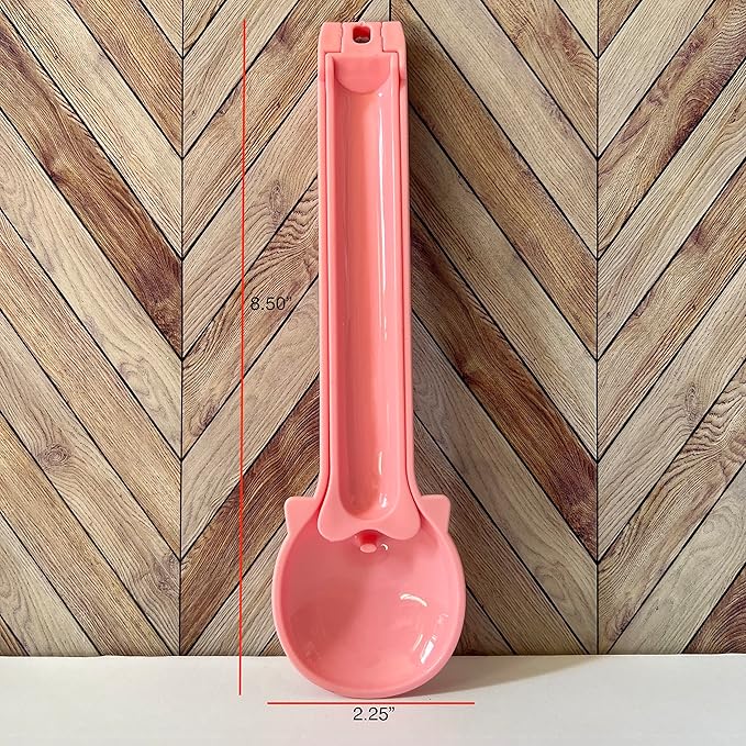 Cat Treat Dispenser for Puree and Bisque Bar Feeding Spoon, Squeezer for Cat Bar Treats (Pink)